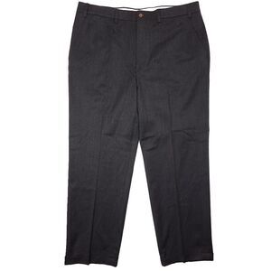 Vintage Orvis Wool Blend Pants Slacks Mens 38x29 Charcoal Canada Made Cuffed